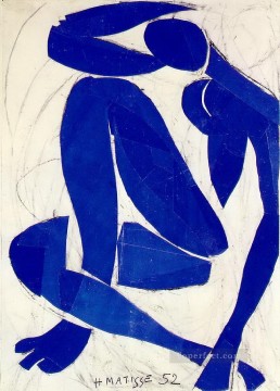 Henri Matisse Painting - Blue Nude IV Nu bleu IV Spring abstract fauvism Henri Matisse